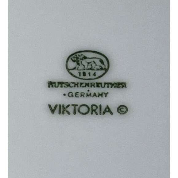 4 Hutschenreuther Viktoria Rose Salad Decorator Plates Germany 7 1/2" - Picture 6 of 7